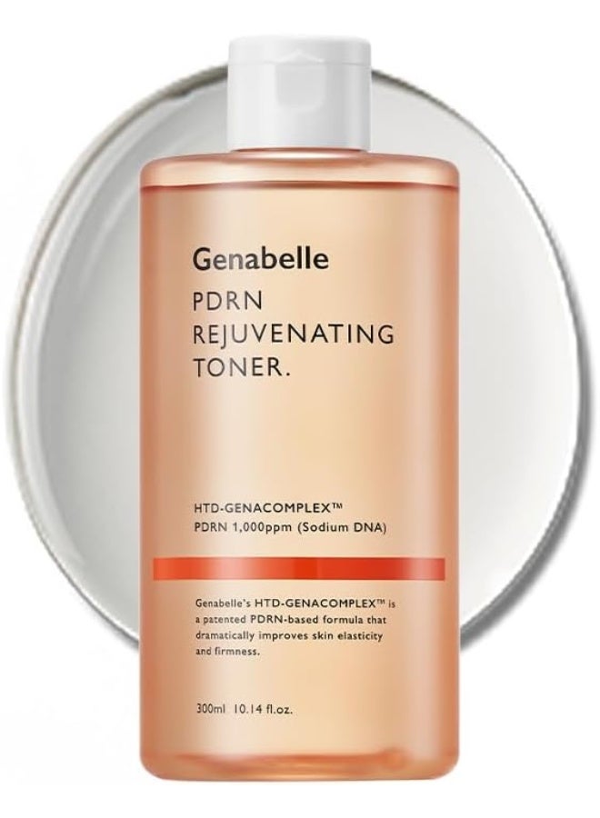 Genabelle Pdrn Rejuvenating Toner - Deep Hydration & Skin Barrier Support With Pdrn, Panthenol, Hyaluronic Acid - Soft & Glowing Skin - 10.14 Fl.Oz/300Ml - Image 1